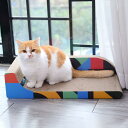 猫 爪研ぎ 段ボール 高密度 猫爪 つめとぎ 猫用爪とぎ ダンボール 高密度 耐久 ねこ つめとぎ マット 省スペース 家具破壊防止 運動不足改善 寂しさ解消 両面使用可能 猫 おもちゃ ベッド型 中(4)
