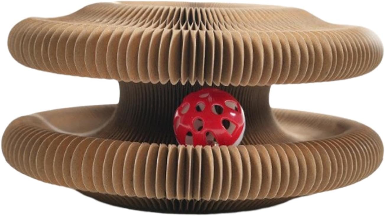 オルガン 猫用爪とぎボード おもちゃのベル付き 猫用爪とぎ 段ボール製 猫用爪とぎボード 折りたたみ式