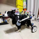犬用車いす 小さい/媒体/大型犬の車椅子の回復、金属フレームの移動性のペット リハビリテーションのカート、不具にされた犬の後ろ足車輪の圧延サポート用具 (Size : L Size)(4)