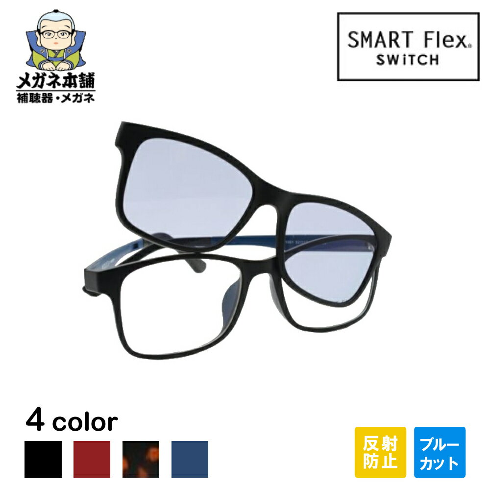 SMART Flex SWiTCH 1001 クリップオンサングラス クリップサングラス メガネ クリップオン サングラス メガネの上から メンズ 偏光サングラス 釣り 偏光