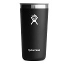 ハイドロフラスク Hydro Flask オールアラウンドタンブラー 12oz ブラック 8901160032221 保温保冷タンブラー 【不定期セール/セール価格品は返品 交換不可】