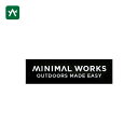 ミニマルワークス MINIMALWORKS CAR STICKERS S MGACAC01CS100GO0FF ステッカーS 【不定期開催/セール価格品は返品 交換不可】