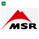 エムエスアール MSR MSR 転写ステッカー M レッド/ブラック 36909 野外耐候性 【不定期開催/セール価格品は返品 交換不可】