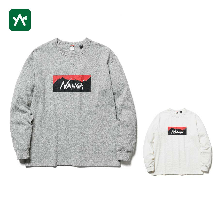 iK NANGA ECO HYBRID BOX LOGO L/S TEE N1Eb [TVc]yZ[ii͕ԕiEsz