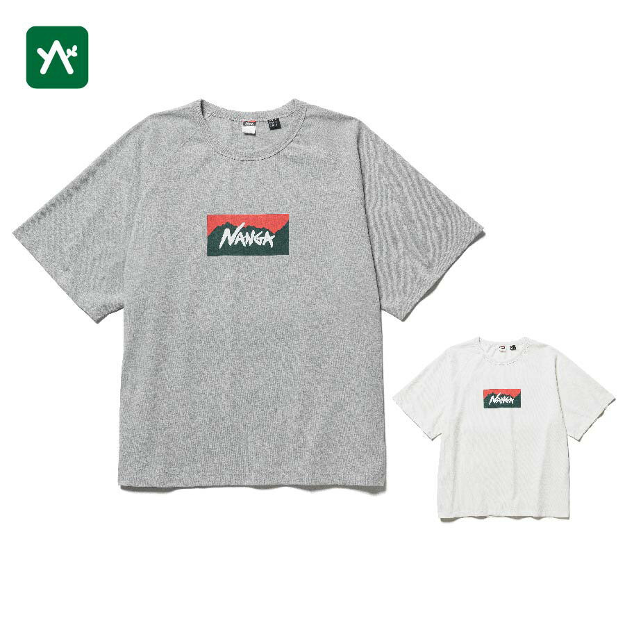 ナンガ NANGA NANGA×TAKEUCHI SHUNTARO BOX LOGO LOOSE FIT TEE N1Tl [Tシャツ]【セール価格品は返品・交換不可】