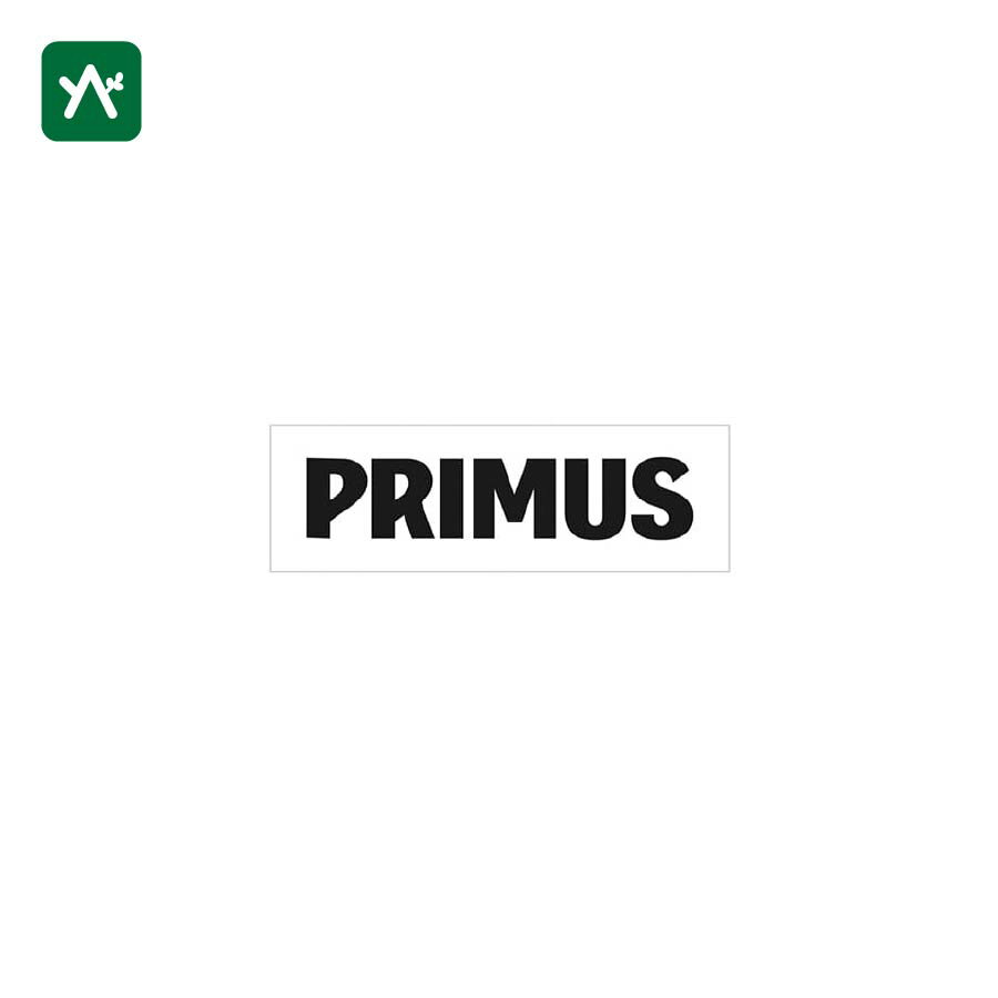 プリムス PRIMUS プリムスステッカーS ブラック P-ST-BK1 [ロゴ 転写式]【セール価格品は返品・交換不可】 1