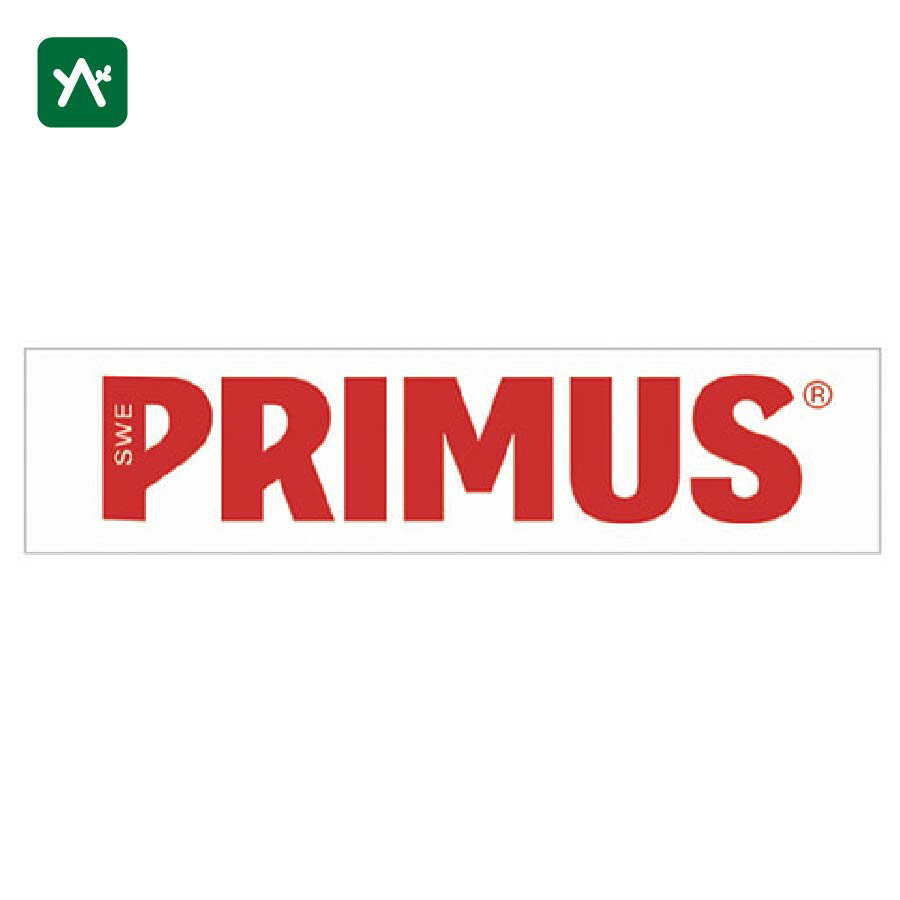 プリムス PRIMUS プリムスステッカーLレッド P-ST-RD2 [ロゴ大]【セール価格品は返品・交換不可】