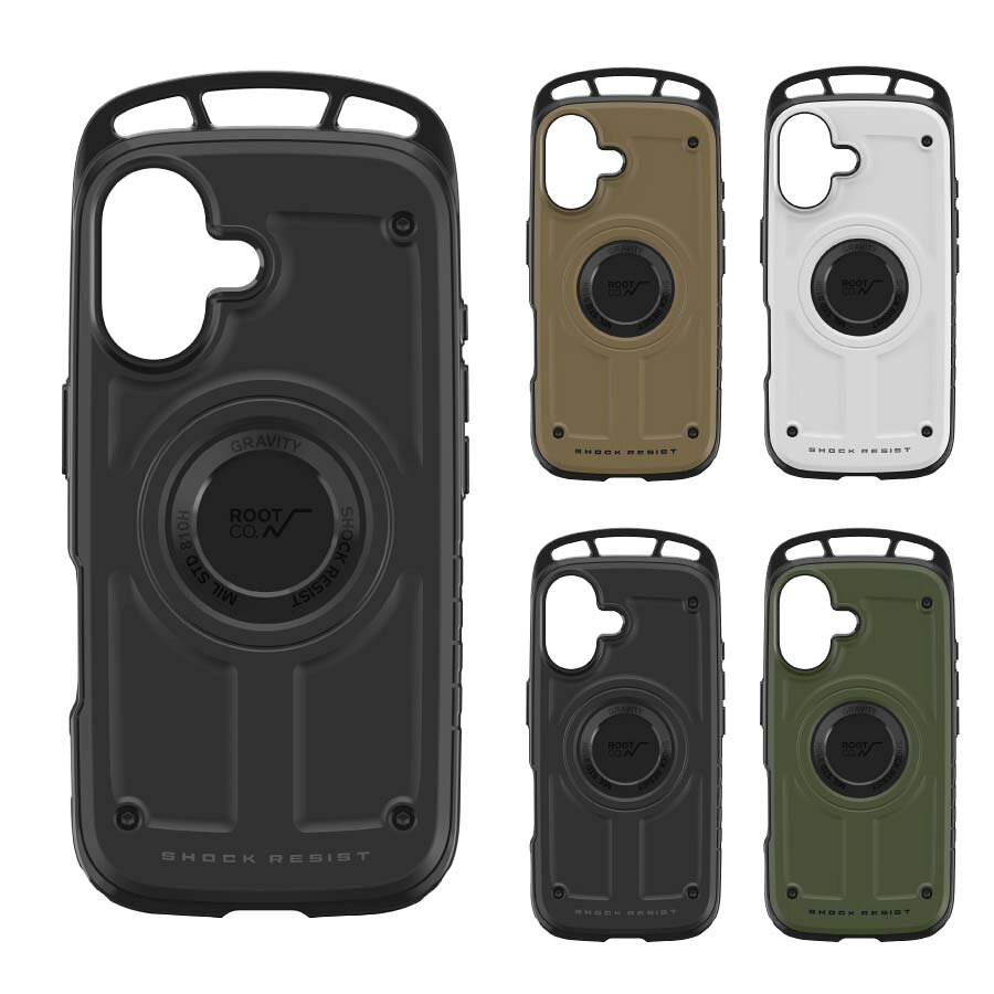 ルートコー ROOT CO. [iPhone16専用]GRAVITY Shock Resist Case Pro. GSP-4368 [スマホケース]