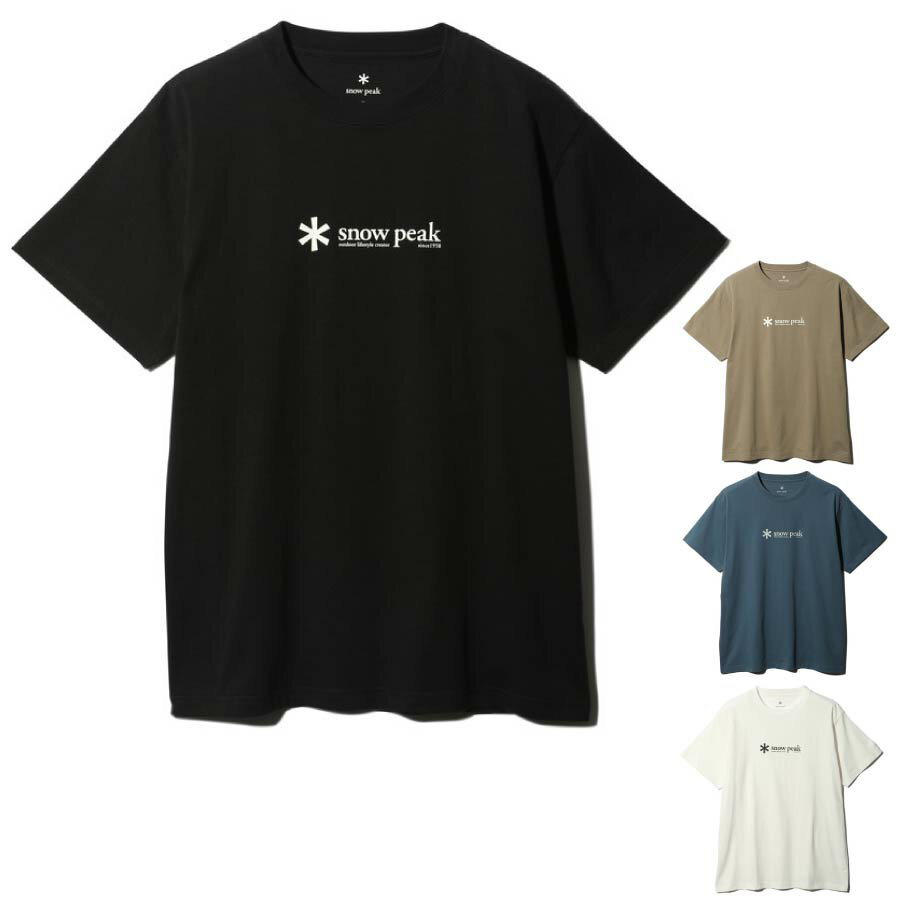 Xm[s[N snow peak Soft Cotton Logo Short Sleeve T-Shirt TS-24SU201 [TVc]