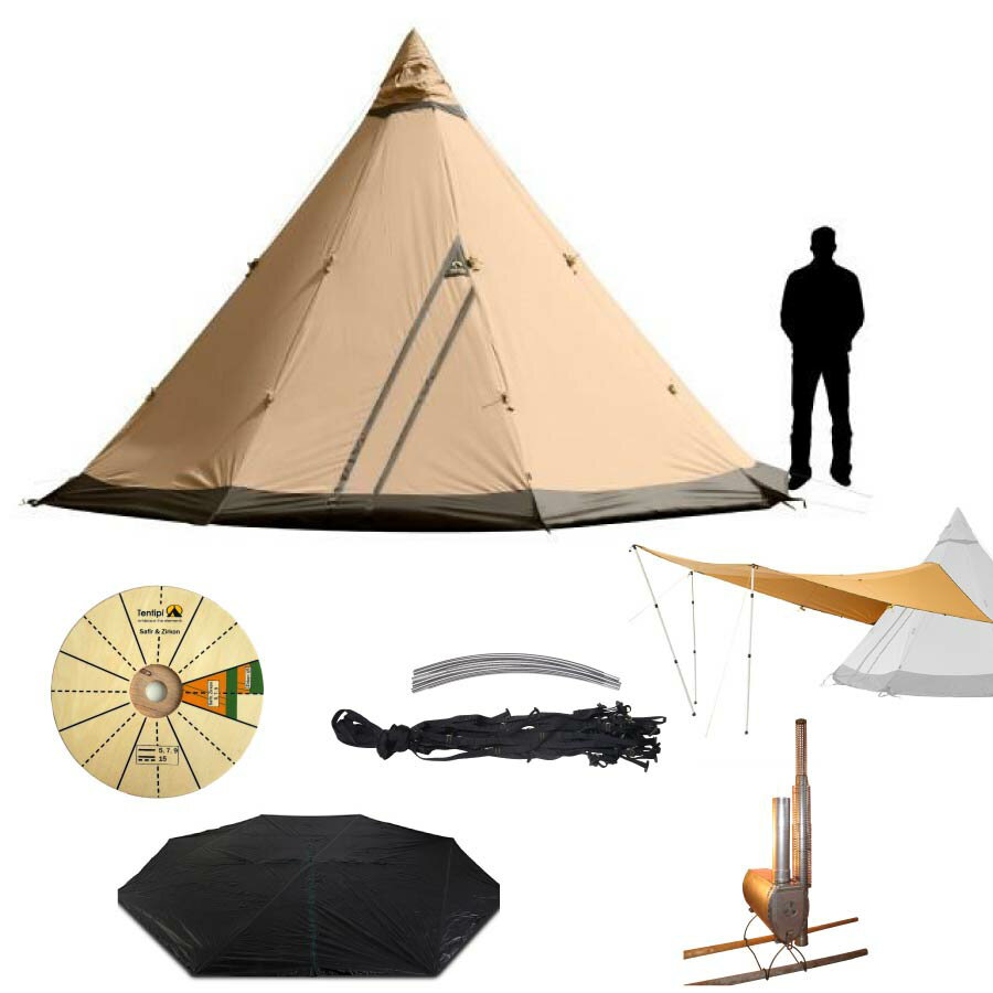 テンティピ Tentipi サファイア 9CP+エルドフェルストーブ フルセット [テント]