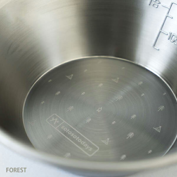 ユニフレーム UNIFLAME UFシェラカップ 300 ステンレス（ソトソトデイズFOREST） 667743SFOR [当店別注デザイン]通販格安セール情報　楽天　通販