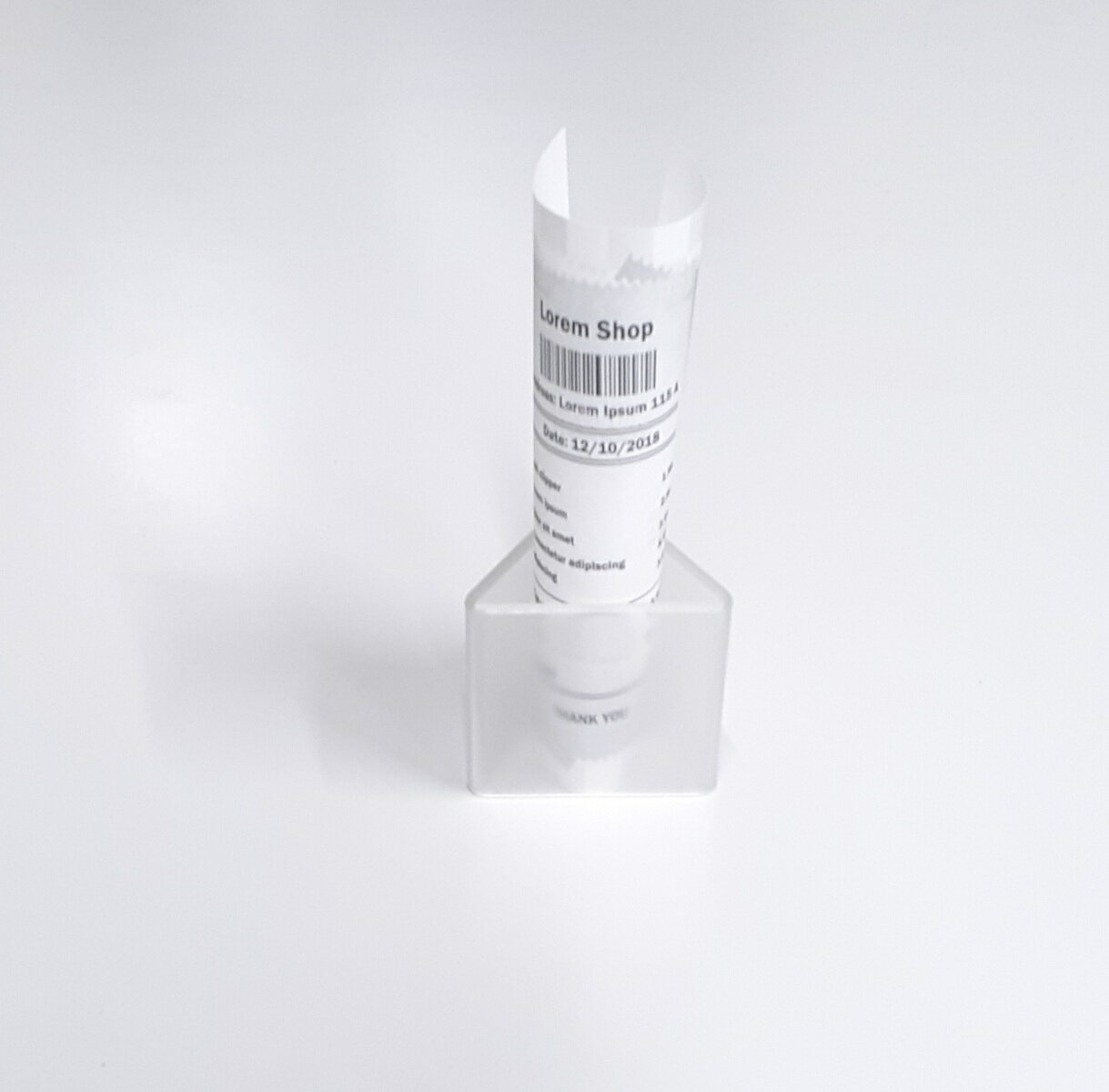 伝票差し W50×H50 伝票立て 伝票スタンド 伝票ホルダー アクリル製 伝票入れ シリンダー 三角形 トライアングル 半透明 業務用 什器 レストラン 居酒屋 ファミリーレストラン 喫茶店 BAR ホテル