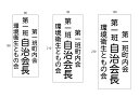 町内会 プレート・お住い・環境・町内・案内板・町内に役に立つプレート・団地にも使える・アクリルプレート・掃除プレート・当番・会長・副会長・衛生部・管理・オリジナル・白板