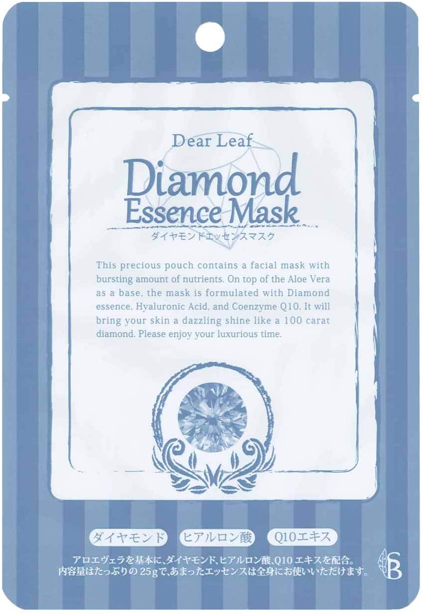 ディアリーフ　エッセンスマスク　個包装　ホテル仕様　日本製　集中保湿　大判　たっぷり25g×100枚(ダイヤモンド)
