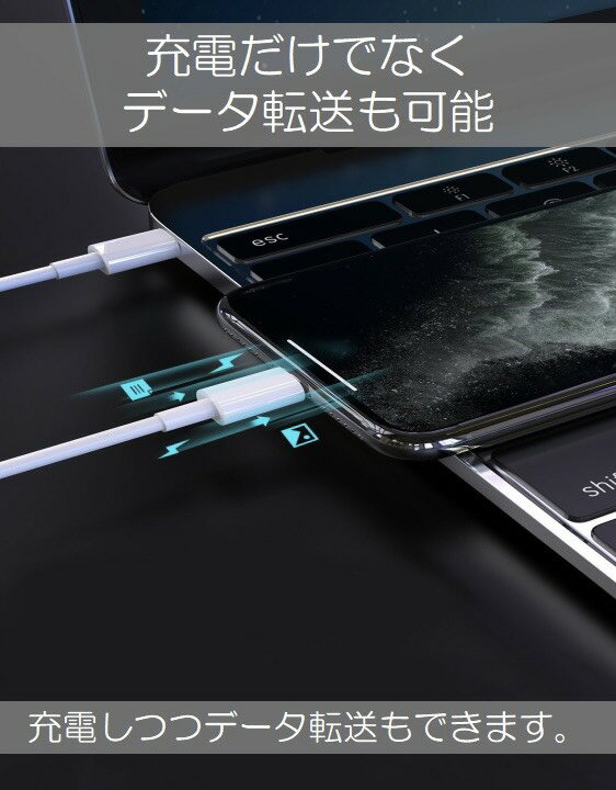 ライトニングケーブル iPhone おすすめ 2m 3本セット 急速充電 タイプCケーブル 安い データ転送 最強 丈夫 強靭 lightning cable クーポン配布中