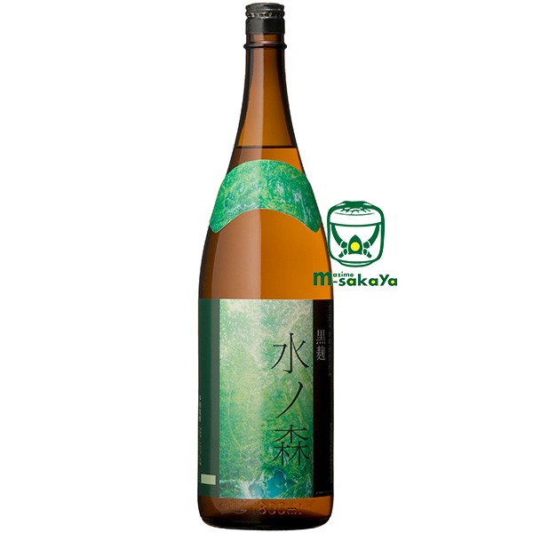 本坊酒造【芋焼酎 25度】水ノ森 1800ml屋久島産 手造り甕壷仕込み 黒麹 常圧蒸留 芋焼酎 屋久島内産シロユタカ使用　ラベルデザイン 屋久島在住の画家「高田裕子」さんの作品【再生一生のかたち-】 地域限定 販売店限定 みずのもり 屋久島伝承蔵 現:杜氏　鮫島 巧太のサムネイル