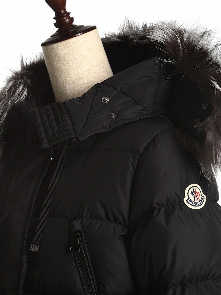 MONCLER (モンクレール) ファーフード フルジップ ロング ダウンコート APHROTIブランド レディース アウター ジャケット コート ダウン 秋 冬 パーカー ロング 防寒 ファー MCLAPHROTI0