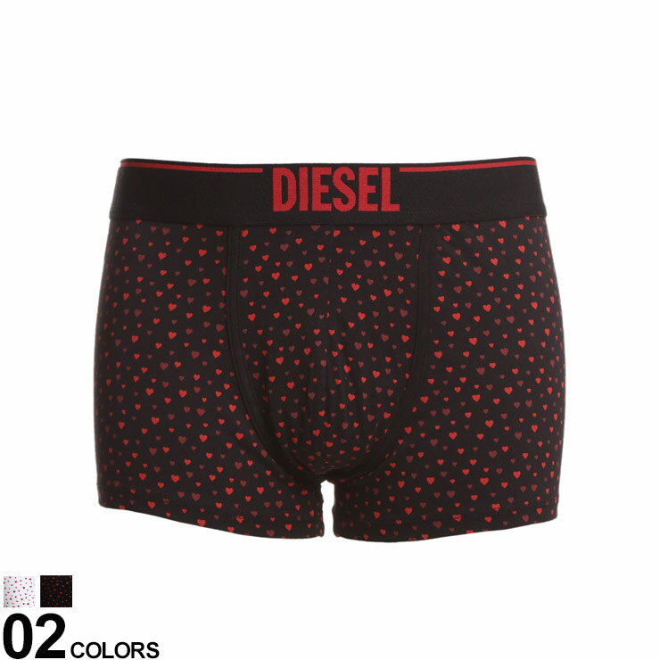 ディーゼル DIESEL (ディーゼル) ハート柄 前閉じ ボクサーパンツ ブランド メンズ 男性 下着 ボクサー パンツ 前閉じ 総柄 DSCIYKHFAE