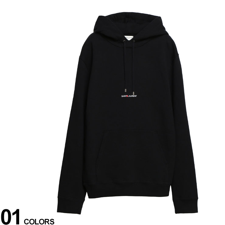 Saint Laurent (サンローラン) ミニロゴプリント プルオーバー パーカーブランド レディース トップス パーカー 長袖 スウェット SLL677256YB2EZ