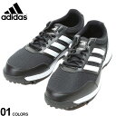 【完売2309】大きいサイズ メンズ adidas (アディダス) スリーライン ゴルフ シューズ TECH RESPONSE 2.0 スニーカー ローカット スポーツ EE9419