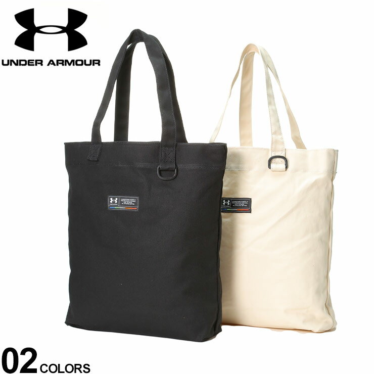 大きいサイズ メンズ UNDER ARMOUR (アンダーアーマー) ロゴ キャンバス トートバッグ バッグ トート 通勤 通学 1372789