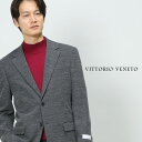 テーラードジャケット ビジネス ICHITEKI ウール混 シングル 紳士 アウター VITTORIO VENETO ヴィットリオヴェネト メンズショップサカゼン