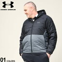 y2305z傫TCY Y UNDER ARMOUR (A_[A[}[) LOOSE STORM t[h tWbv WPbg INSULATE HOODED JKT WPbg u] X|[c 1372655