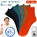 大きいサイズ メンズ B&T CLUB (ビーアンドティークラブ) 超消臭 日本製 リブ ショートソックス ソックス ビジネスソックス 紳士 BT51235(4)