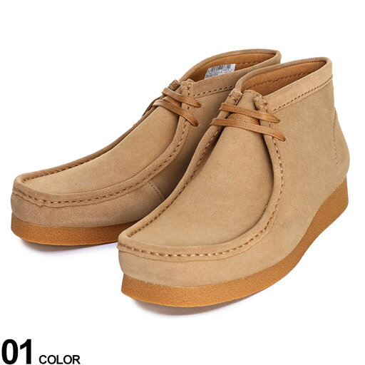 大きいサイズ メンズ Clarks クラークス スエード ワラビーブーツ WallabeeEVO Bt ブーツ ショート レザー 26172824 大きいサイズ メンズ Clarks クラークス スエード ワラビーブーツ WallabeeEVO Bt ブーツ ショート レザー 26172824