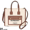 BURBERRY (バーバリー) キャンバス レザー ミニ フレヤトート ブランド レディース バッグ 鞄 ショルダーバッグ ミニバッグ BBL8044143