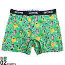 大きいサイズ メンズ OUTDOOR PRODUCTS (アウトドアプロダクツ) ストレッチ 吸水 キャンプ柄 前開き ボクサーパンツ ボクサー パンツ コットン BTAE6011B103