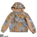 BURBERRY (バーバリー) モノグラムマッププリント コットン ジップフーディーブランド キッズ 子供服 トップス パーカー ジップ フード BBK806...