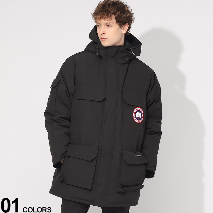 CANADA GOOSE (カナダグース) フーデット エクスペディション ダウン パーカー ブルゾン EXPEDITIONブランド メンズ 男性 アウター ジャケット ブルゾン ダウン ミドル丈 防寒 防水 CG2051M