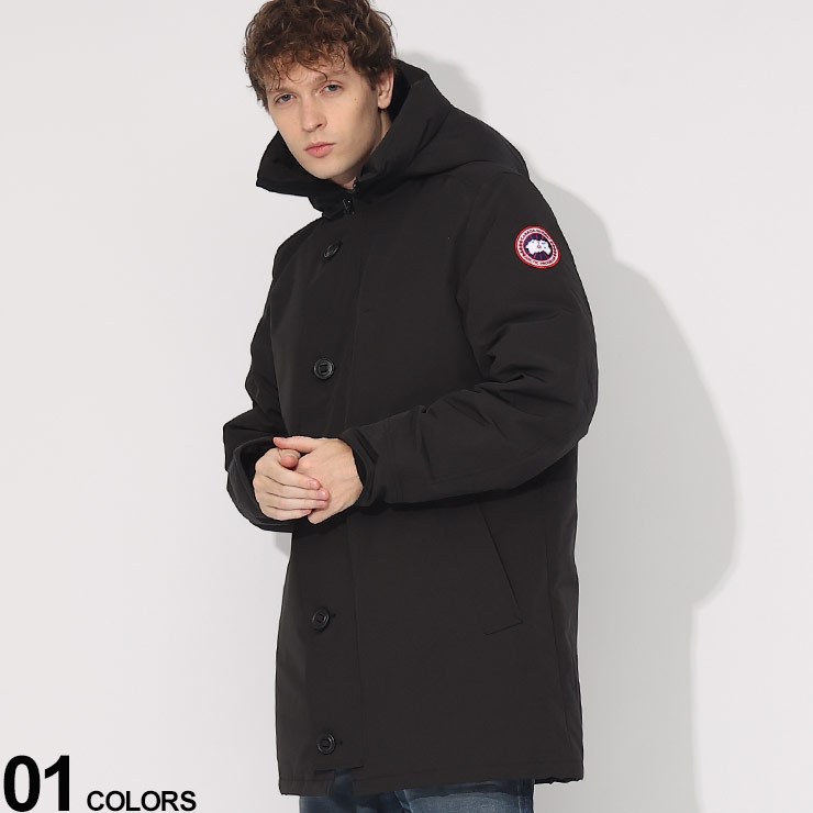 カナダグース CANADA GOOSE (カナダグース) フーデット フュージョン フィット ダウン パーカー ブルゾン シャトー CHATEAUブランド メンズ 男性 アウター ジャケット ブルゾン ダウン ミドル丈 防寒 防水 CG2053M