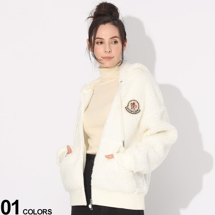 MONCLER (󥯥졼) ƥǥե꡼ ե른å ѡ֥ ǥ  ܥѡ ֥륾 ա MCL8G0003289A5V