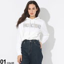 MOSCHINO (モスキーノ) ロゴ刺繍 プルオーバー パーカーブランド レディース トップス パーカー スウェット 裏毛 MHLA17045528(4)