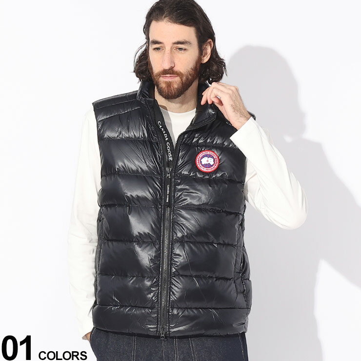 カナダグース CANADA GOOSE (カナダグース) フルジップ ライトダウン ベスト Crofton Vestブランド メンズ 男性 アウター スタンド インナーダウン 防寒 CG2229M