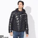 モンクレール キルティングジャケット メンズ MONCLER (モンクレール) 斜めキルティング フルジップ ダウンジャケットブランド メンズ 男性 アウター ジャケット ブルゾン ダウン MCSHAMA3