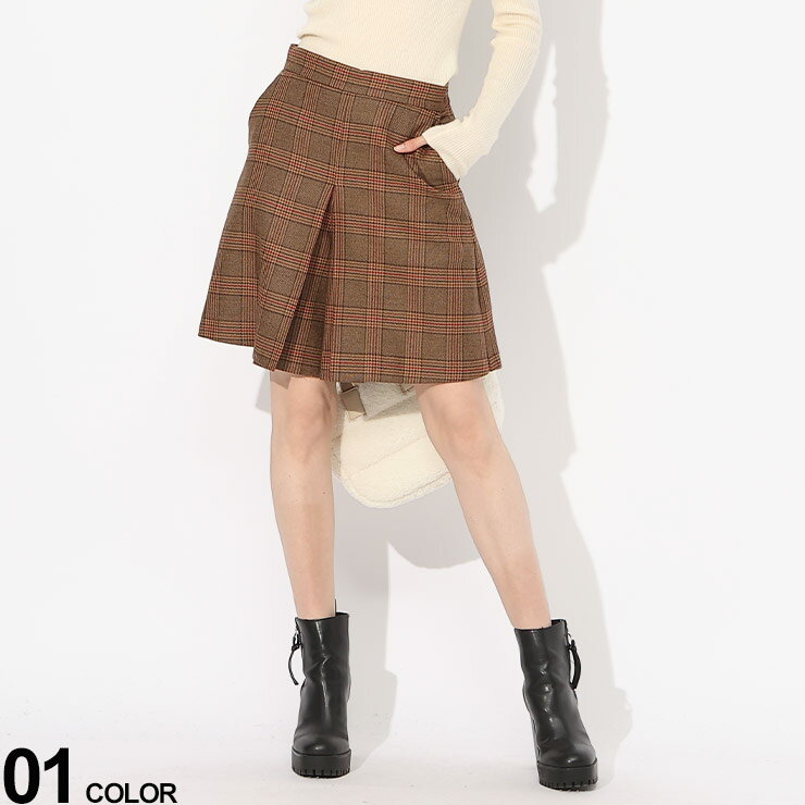 WEEKEND MAX MARA (ウィークエンド マックスマーラ ) チェック ウール キュロットブランド レディース ボトムス パンツ ショートパンツ 秋冬...