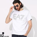 EMPORIO ARMANI EA7 (エンポリオ アルマーニ) ロゴプリント クルーネック 半袖 Tシャツブランド メンズ 男性 トップス Tシャツ 半袖 シャツ EA73DPT37PJMUZ