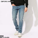 EMPORIO ARMANI (エンポリオアルマーニ) ストレッチ ジップフライ ジーンズ SLIMFIT EA3D1J06DRPZ ブランド メンズ 男性 ボトムス ロングパンツ ジーンズ デニム