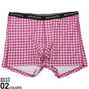 MEN'S BA-TSU (メンズバツ) 吸水速乾 総柄チェック 前閉じ エチケット ボクサーパンツ BT3305661022 大きいサイズ メンズ 肌着 下着...