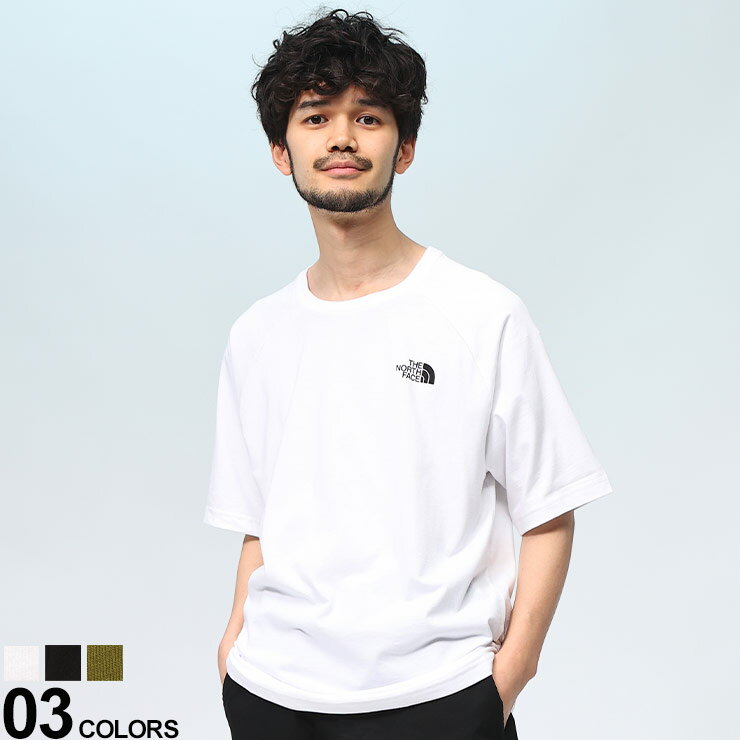 THE NORTH FACE (ザ ノースフェイス) コットン100% バックプリント クルーネック 半袖 Tシャツ NF0A87NU メンズ 男性 トップス シャツ Tシャツ クルー 半袖