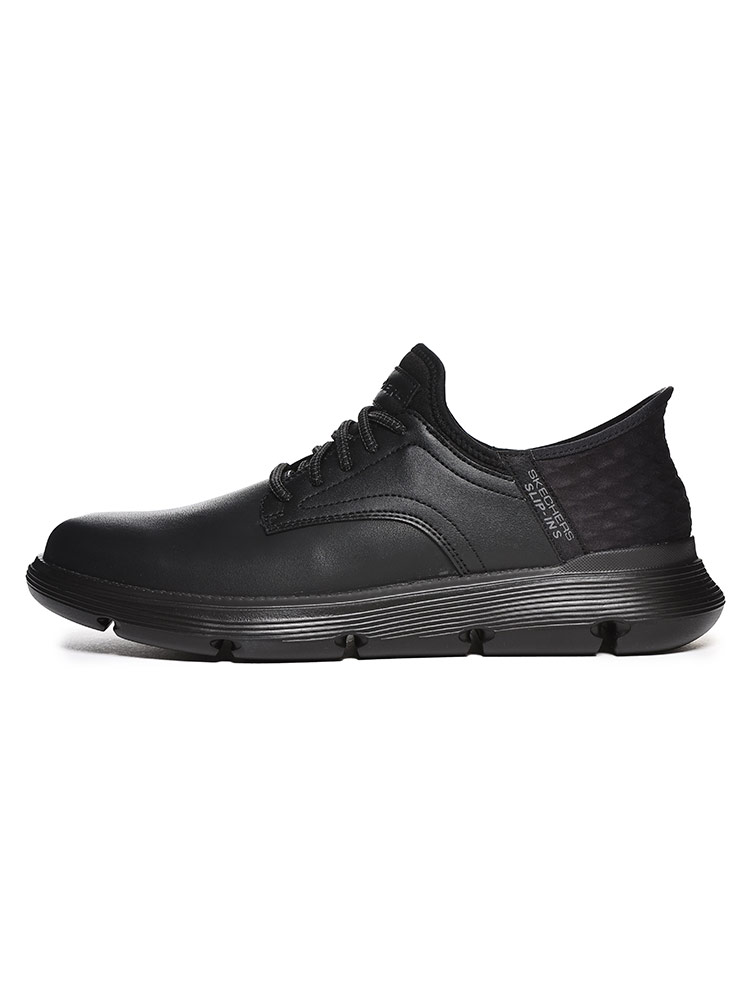 SKECHERS スケッチャーズ ローカット シューズ レザーアッパー スリップインズ ガ...
