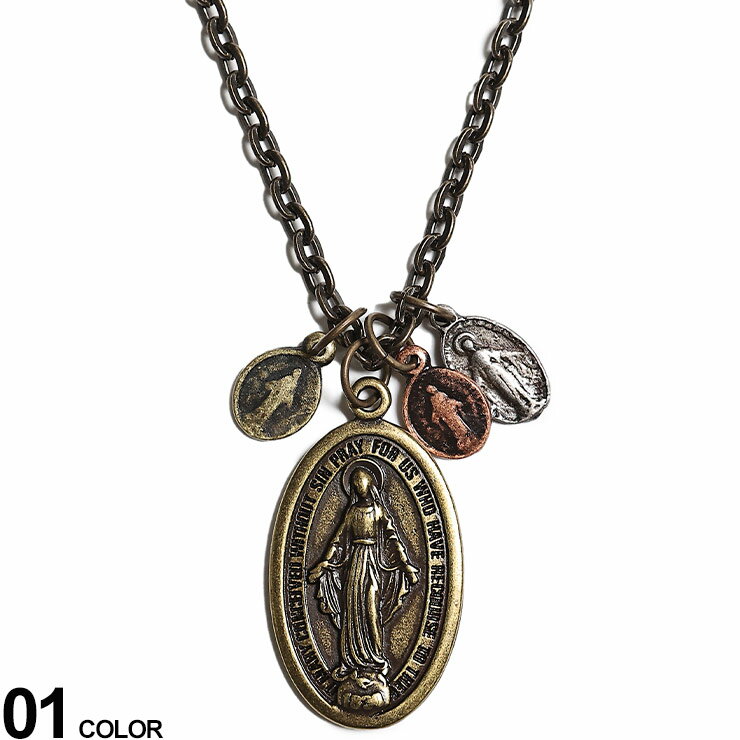 WOODEN DOLL (ウッディンドール) マリアモチーフ コインネックレス WD23038 メンズ 男性 ユニセックス 小物 アクセ アクセサリー