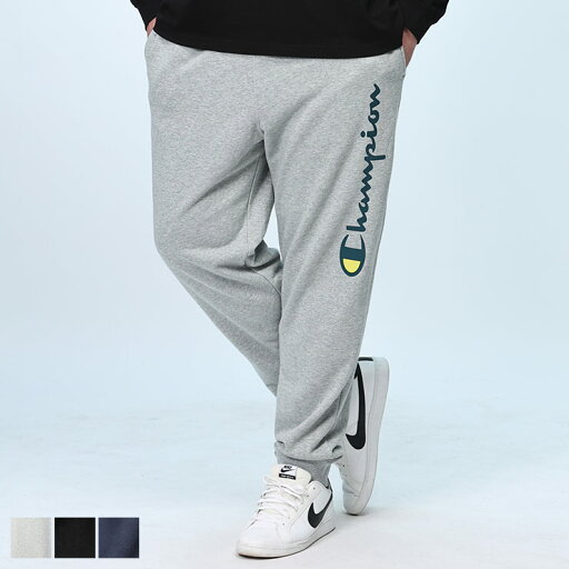 Champion (チャンピオン) サイドロゴ スウェットパンツ C3A211L 大きいサイズ メンズ ボトムス パンツ ロングパンツ 裏毛 Champion (チャンピオン) サイドロゴ スウェットパンツ C3A211L 大きいサイズ メンズ ボトムス パンツ ロングパンツ 裏毛