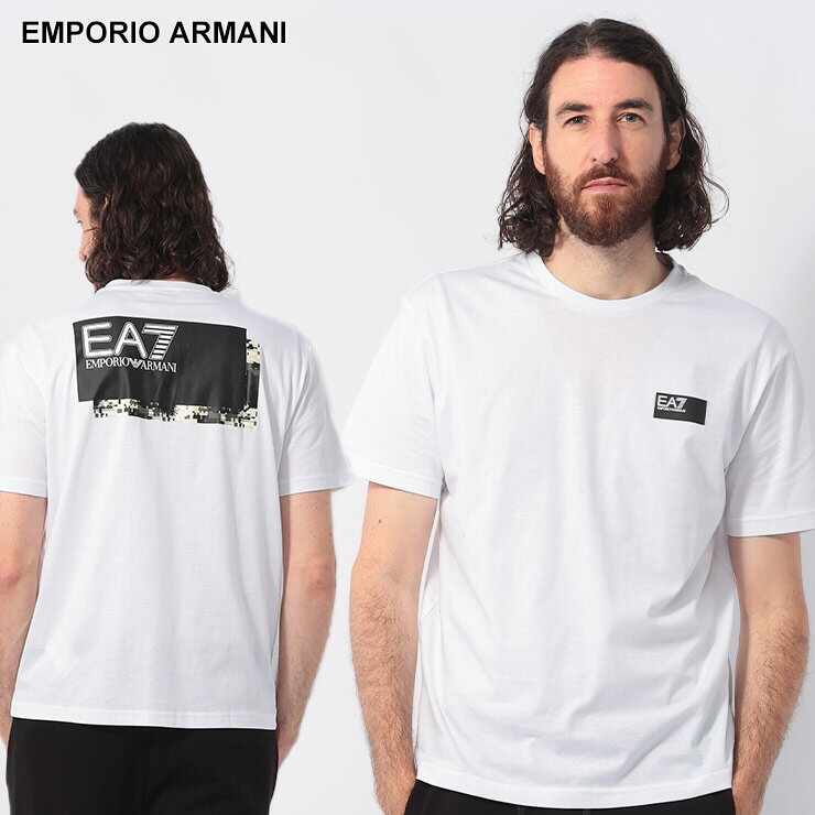 Rakuten - エンポリオアルマーニ EMPORIO ARMANI バックデザイン クルーネック 半袖 Tシャツ EA76DPT02PJVPZ ブランド メンズ 男性 トップス Tシャツ 半袖 シャツ クルー