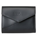 エムエムシックス メゾン マルジェラ MM6 Maison Margiela レザー フラップポケット ステッチライン ミニウォレット MM6UI0010P7183 ブランド レディース 財布 折財布 コンパクト カード入れ(4)