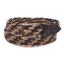 ラルディーニ LARDINI レザー ミックスメッシュ ベルト LDCNT60ES64071 ブランド メンズ 男性 ベルト カジュアル メッシュベルト