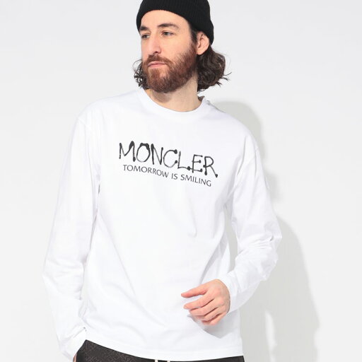 モンクレール MONCLER 水性ロゴプリント クルーネック 長袖 Tシャツ MC8D0000589AJS ブランド メンズ 男性 トップス Tシャツ ロンT プリント コットン モンクレール MONCLER 水性ロゴプリント クルーネック 長袖 Tシャツ MC8D0000589AJS ブランド メンズ 男性 トップス Tシャツ ロンT プリント コットン